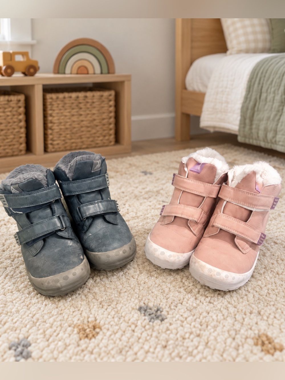 Mishansha Kids Snow Boots Size 36 Bundle 2 Pairs